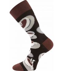 Unisex vzorované ponožky - 3 páry Debox Lonka mix K