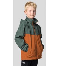 Dětská podzimní bunda BRONS JR II HANNAH balsam green/burnt orange