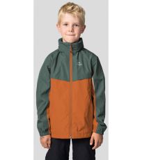 Dětská podzimní bunda BRONS JR II HANNAH balsam green/burnt orange