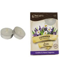 Svíčka čajová LAVENDER WITH CAMOMILE 6ks MSC-TL1034 MOREX