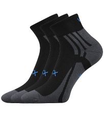 Pánské extra prodyšné ponožky - 3 páry Abra Voxx černá