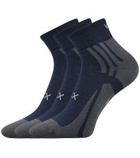 Pánské extra prodyšné ponožky - 3 páry Abra Voxx tmavě modrá