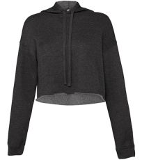 Dámská mikina Women´s Cropped Fleece Hoodie Bella Dark Grey Heather