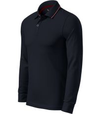 Pánská polokošile Contrast Stripe LS Malfini premium bílá