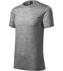 Pánské technické triko MERINO RISE Malfini premium tmavě šedý melír