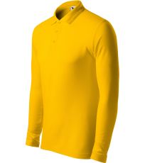 Pánská polokošile Pique Polo LS Malfini žlutá