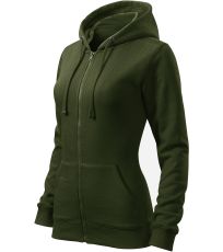 Dámská mikina TRENDY ZIPPER Malfini military