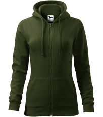 Dámská mikina TRENDY ZIPPER Malfini military