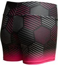 Dámské elastické kraťasy EXTREME ReHo Hexagon pink