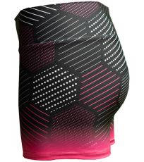 Dámské elastické kraťasy EXTREME ReHo Hexagon pink