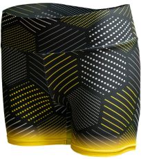 Dámské elastické kraťasy EXTREME ReHo Hexagon yellow