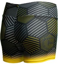 Dámské elastické kraťasy EXTREME ReHo Hexagon yellow
