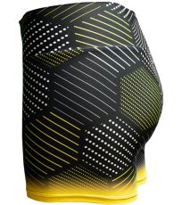 Dámské elastické kraťasy EXTREME ReHo Hexagon yellow