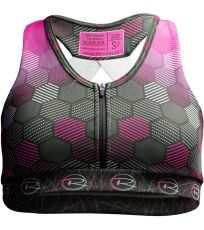 Sportovní podprsenka EXTREME ReHo Hexagon pink