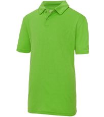 Dětská polokošile JC040J Just Cool Lime Green