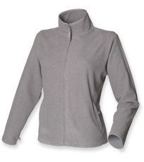 Dámská mikrofleecová bunda H851 Henbury Heather Grey