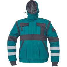 Pánská zimní pracovní bunda MAX WINTER RFLX Cerva zelená/černá