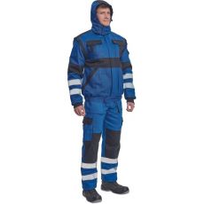 Pánská zimní pracovní bunda MAX WINTER RFLX Cerva modrá/černá