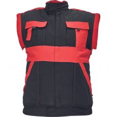 Pánská zimní pracovní bunda MAX WINTER RFLX Cerva černá/červená