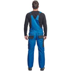 Pánské pracovní kalhoty s laclem CARL BE-01-004 Fridrich & Fridrich royal/černá