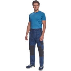 Pánské pracovní kalhoty MAX SUMMER Cerva modrá/černá
