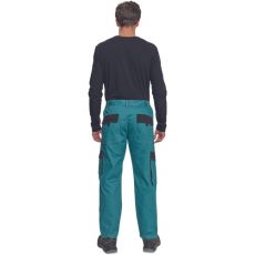 Pánské pracovní kalhoty MAX SUMMER Cerva petrolejová/černá