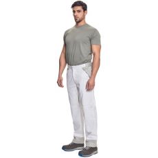 Pánské pracovní kalhoty MONTROSE Cerva bílá/šedá