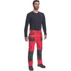 Pánské pracovní kalhoty HANS Fridrich & Fridrich červená/antracit