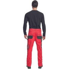 Pánské pracovní kalhoty HANS Fridrich & Fridrich červená/antracit