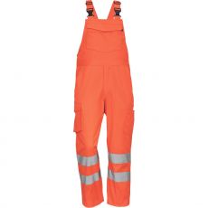 Pánské HI-VIS pracovní kalhoty s laclem GANDIA Cerva oranžová