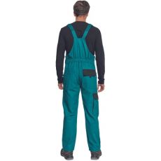 Pánské pracovní kalhoty s laclem MAX NEO Cerva zelená