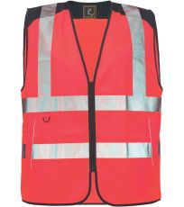 Pracovní vesta HI-VIS KNOXFIELD HVPS Cerva červená