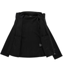 Dětská fleece mikina SIUSO 2 ALPINE PRO černá