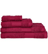 Bavlněný ručník Organic Cozy Bath Sheet Fair Towel Burgundy