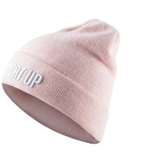 Dámská pletená čepice HOZ17-CAD611 Outhorn pink melange