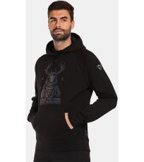 Pánská mikina s kapucí LTD BELLATRIX-M KILPI Černá