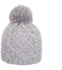Dámská zimní čepice X4Z18-CAD274 4F DARK GREY MELANGE