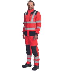 Pánská pracovní bunda HI-VIS KNOXFIELD HVPS Cerva červená
