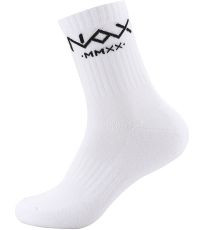 Unisex polovysoké ponožky AMAN NAX bílá