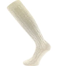 Unisex silné podkolenky - 3 páry Linex Boma smetanová