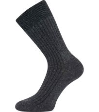 Unisex slabé ponožky - 3 páry Hempix VoXX® antracit