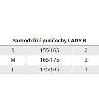 Dámské samodržící punčochy PASSION 20 Lady B beige