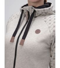 Dámská mikina EBRUNA LOAP Dk Saphire Melange / Brown