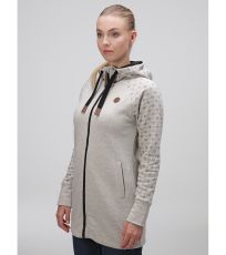 Dámská mikina EBRUNA LOAP Dk Saphire Melange / Brown