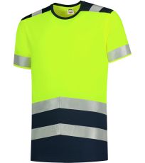 Tričko unisex T-Shirt High Vis Bicolor Tricorp fluorescenční žlutá
