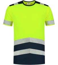 Tričko unisex T-Shirt High Vis Bicolor Tricorp fluorescenční žlutá