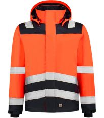 Unisex pracovní bunda Midi Parka High Vis Bicolor Tricorp fluorescenční oranžová