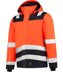 Unisex pracovní bunda Midi Parka High Vis Bicolor Tricorp fluorescenční oranžová