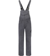Pracovní kalhoty s laclem unisex Dungaree Overall Industrial Tricorp convoy gray