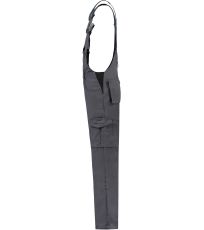 Pracovní kalhoty s laclem unisex Dungaree Overall Industrial Tricorp convoy gray